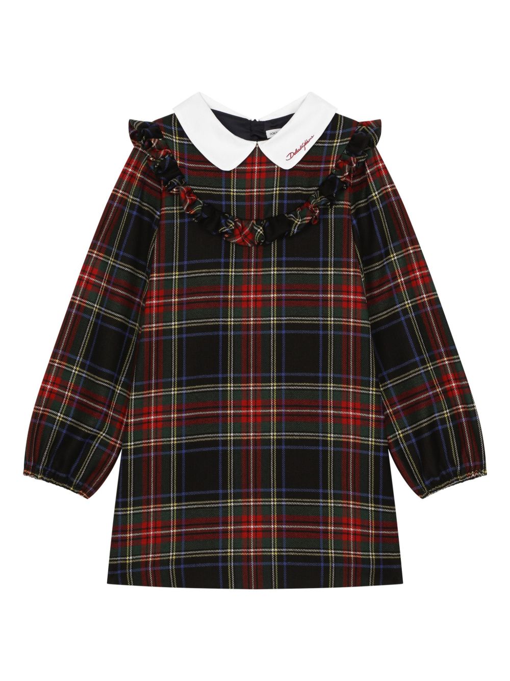 Abito fantasia scozzese L53DV9FQMG9 S8100 DOLCE&GABBANA KIDS 