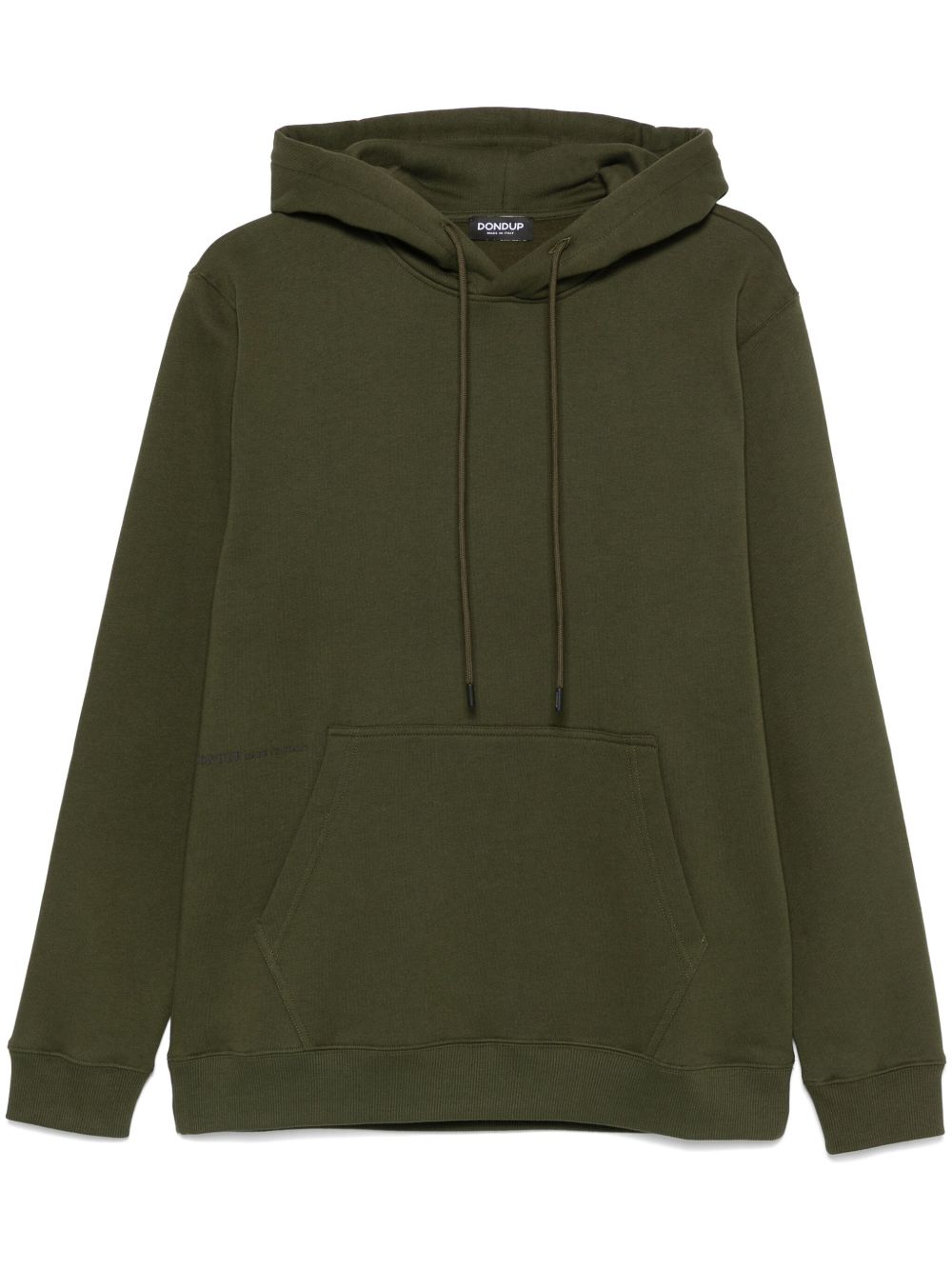 Felpa verde militare logo laterale UF649KF0196HY7 633 DONDUP 