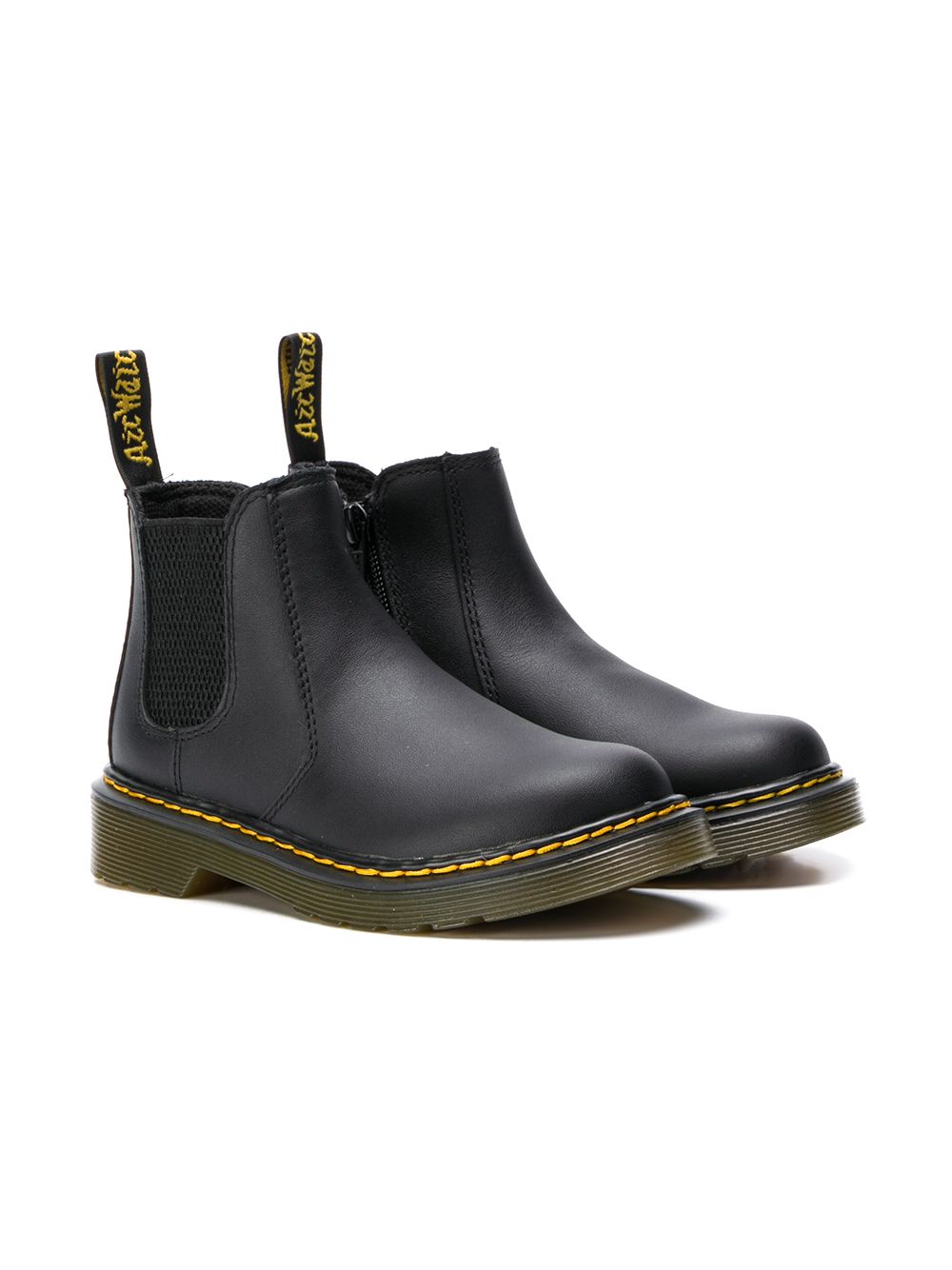 Stivaletti Chelsea 2976 Softy T Junior in pelle nero 16708 001 DR.MARTENS KIDS 