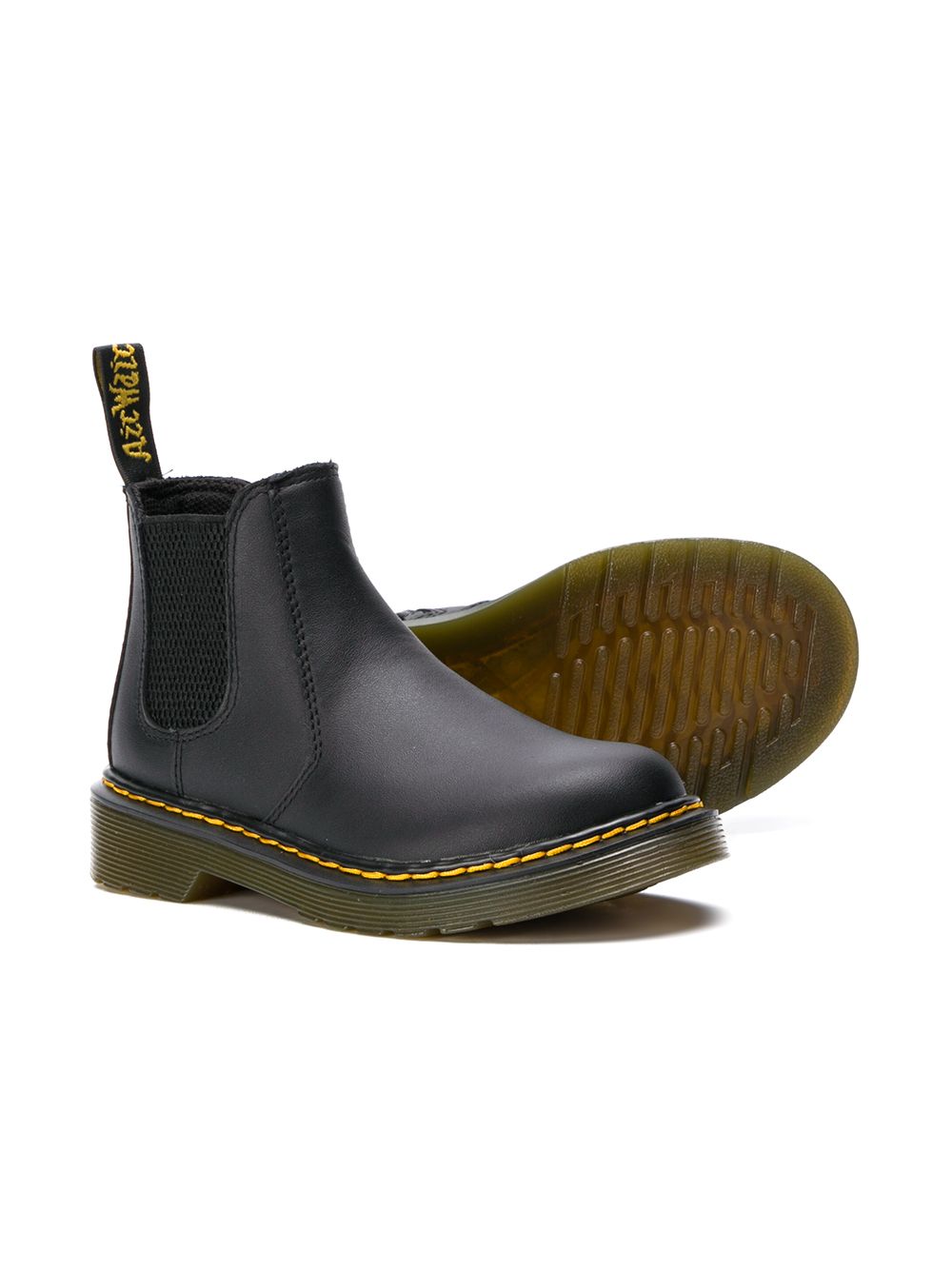 Stivaletti Chelsea 2976 Softy T Junior in pelle nero 16708 001 DR.MARTENS KIDS 