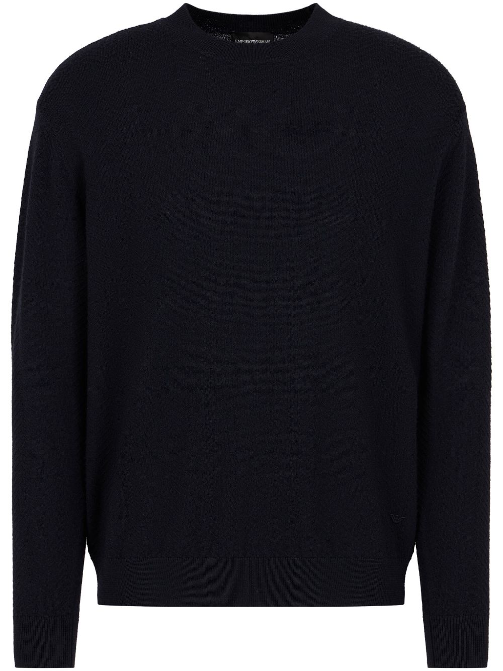 Maglione blu motivo chevron 6D1MXN1MKCZ F931 EMPORIO ARMANI 