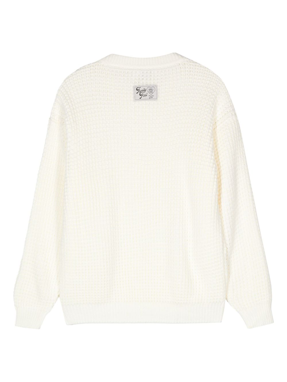 Maglione bianco in maglia chunky SWF2411 WHITE FAMILY FIRST MILANO 