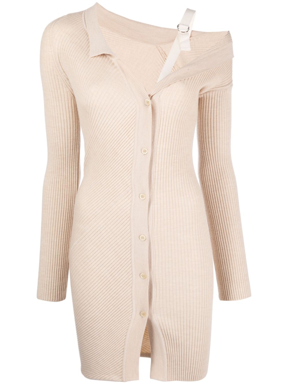 Abito  la robe maille colin beige misto lana 233KN3222323 150 JACQUEMUS 