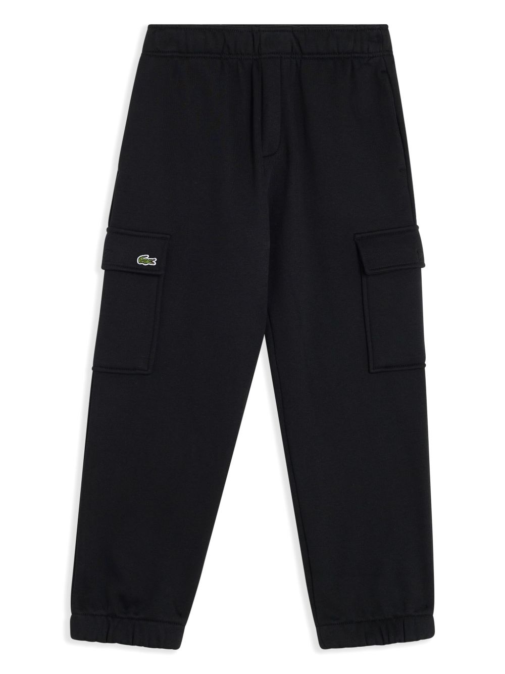 Pantalone nero cargo XJ7345 031 LACOSTE KIDS 