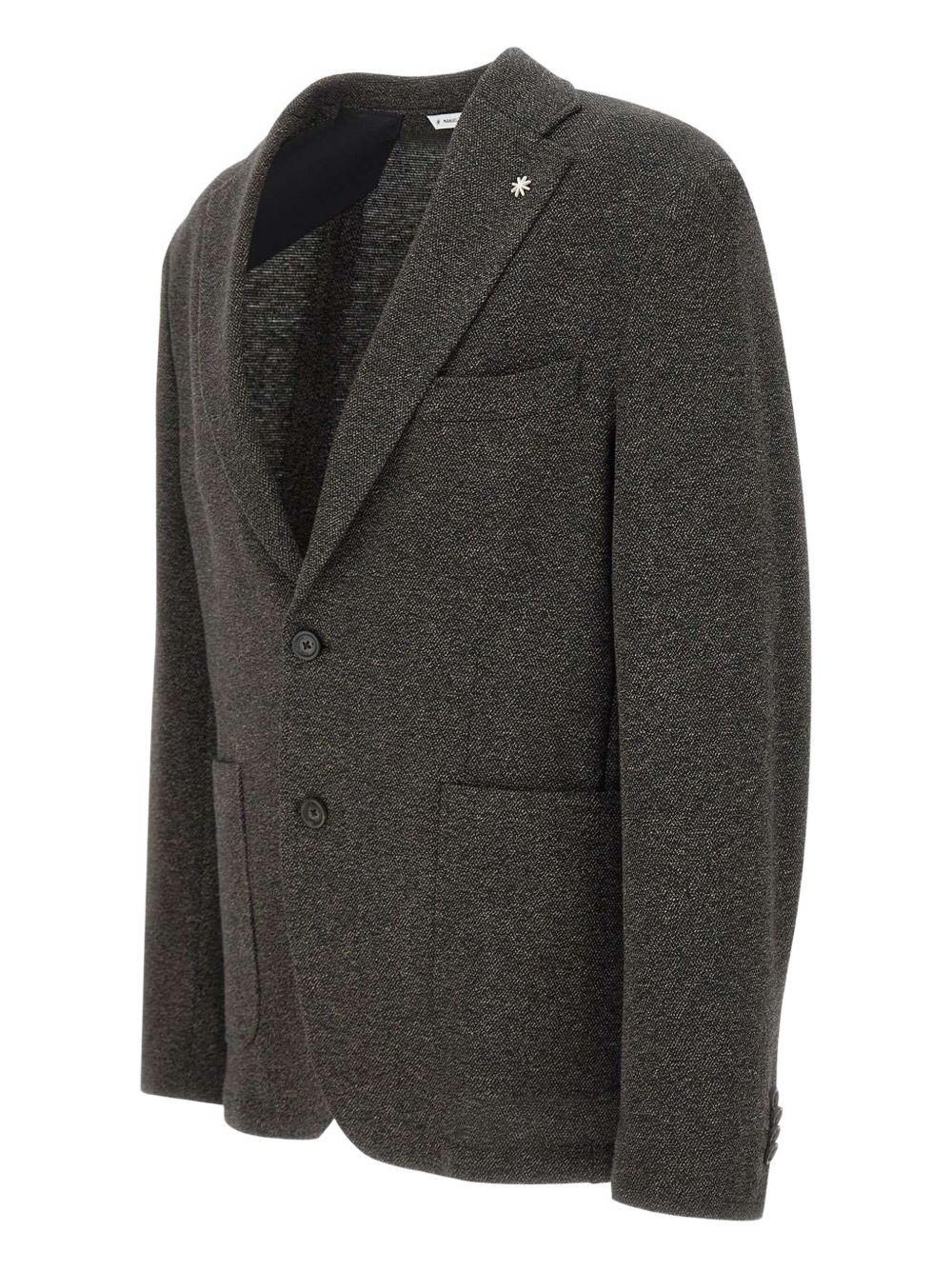 Blazer Marrone in Misto Lana con Tasche 3732G2728M243696 30 MANUEL RITZ 