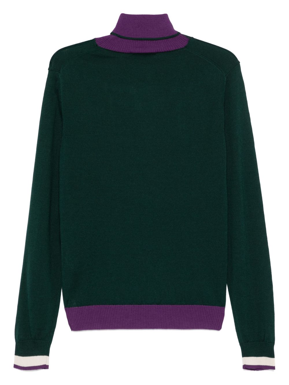 Dolcevita verde/viola lana vergine 3732M541243851 40 MANUEL RITZ 