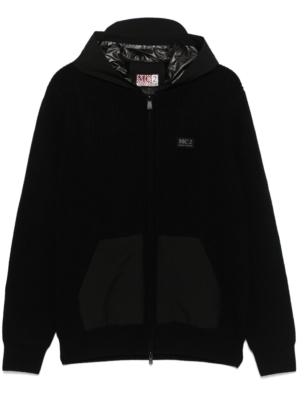 Cardigan wiberg nera WIB0002 00095G MC2 SAINT BARTH 
