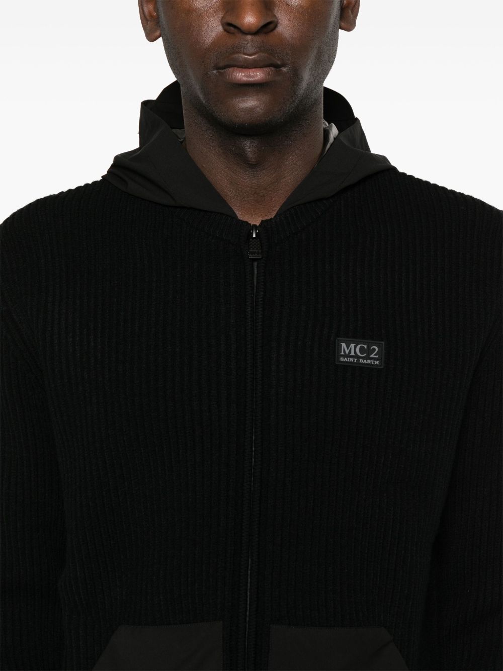 Cardigan wiberg nera WIB0002 00095G MC2 SAINT BARTH 