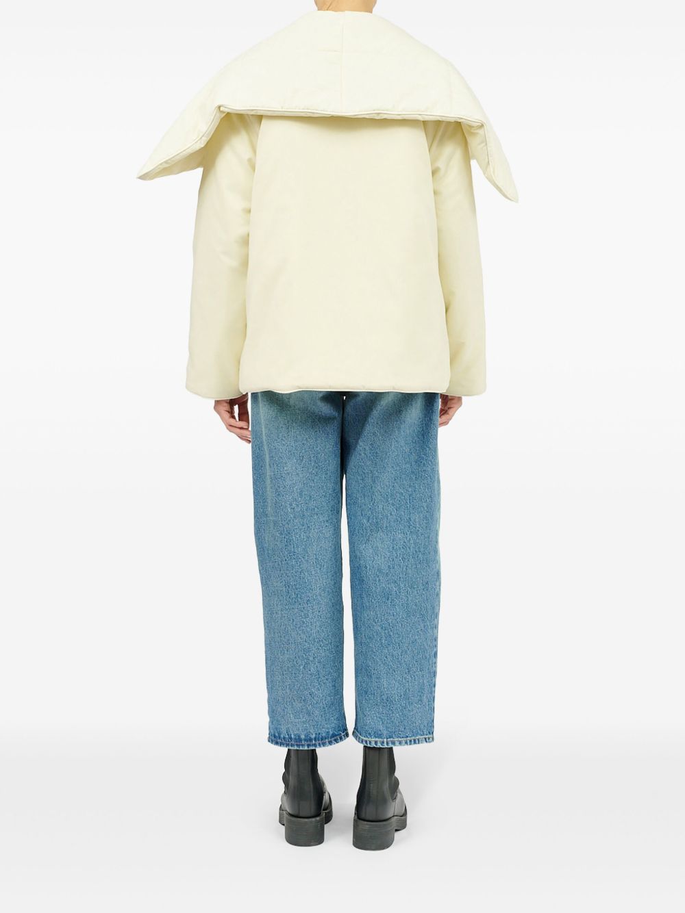 Piumino crema reverse oversize S52AM0300M35151 102 MM6 MAISON MARGIELA 