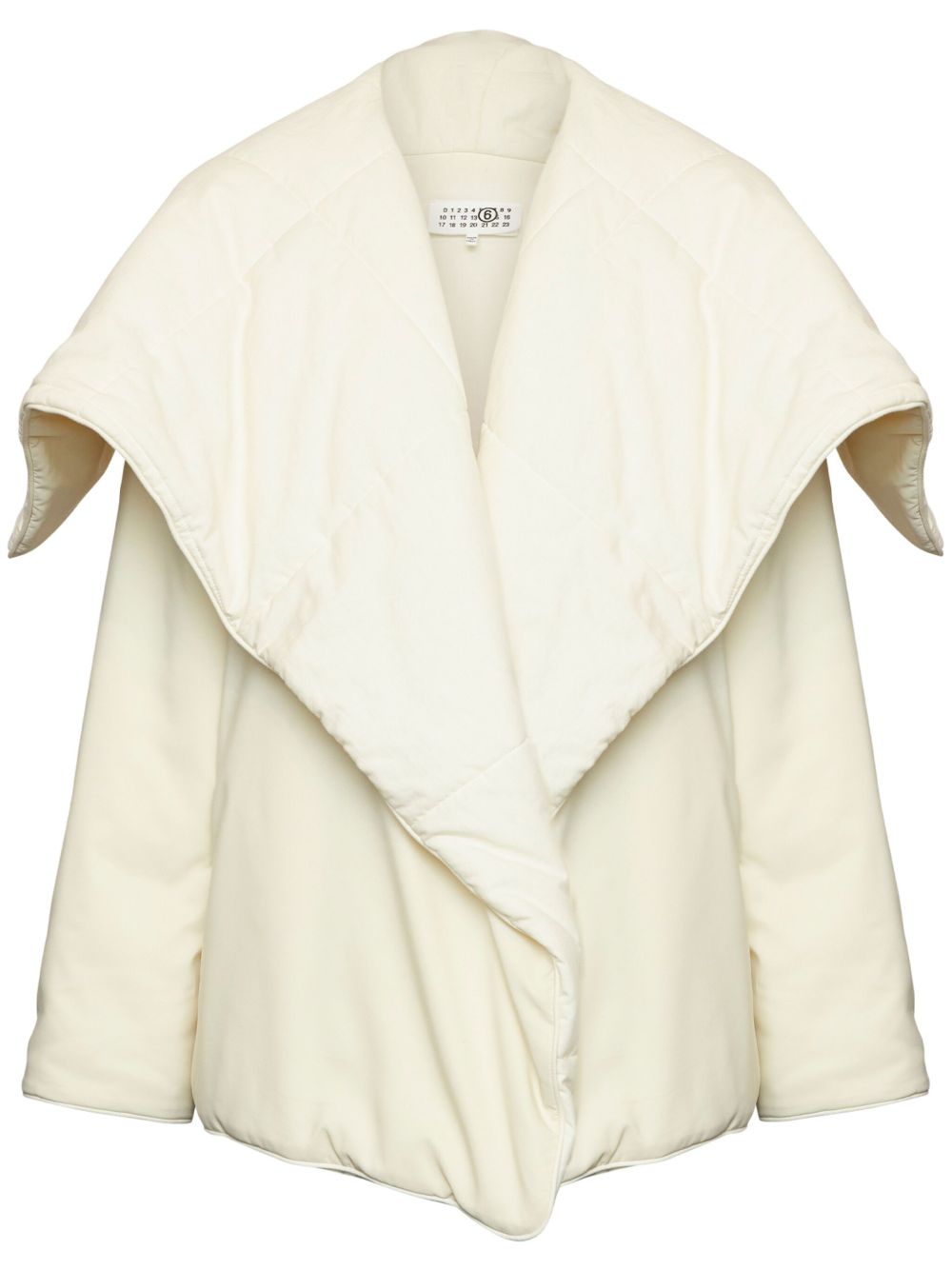 Piumino crema reverse oversize S52AM0300M35151 102 MM6 MAISON MARGIELA 