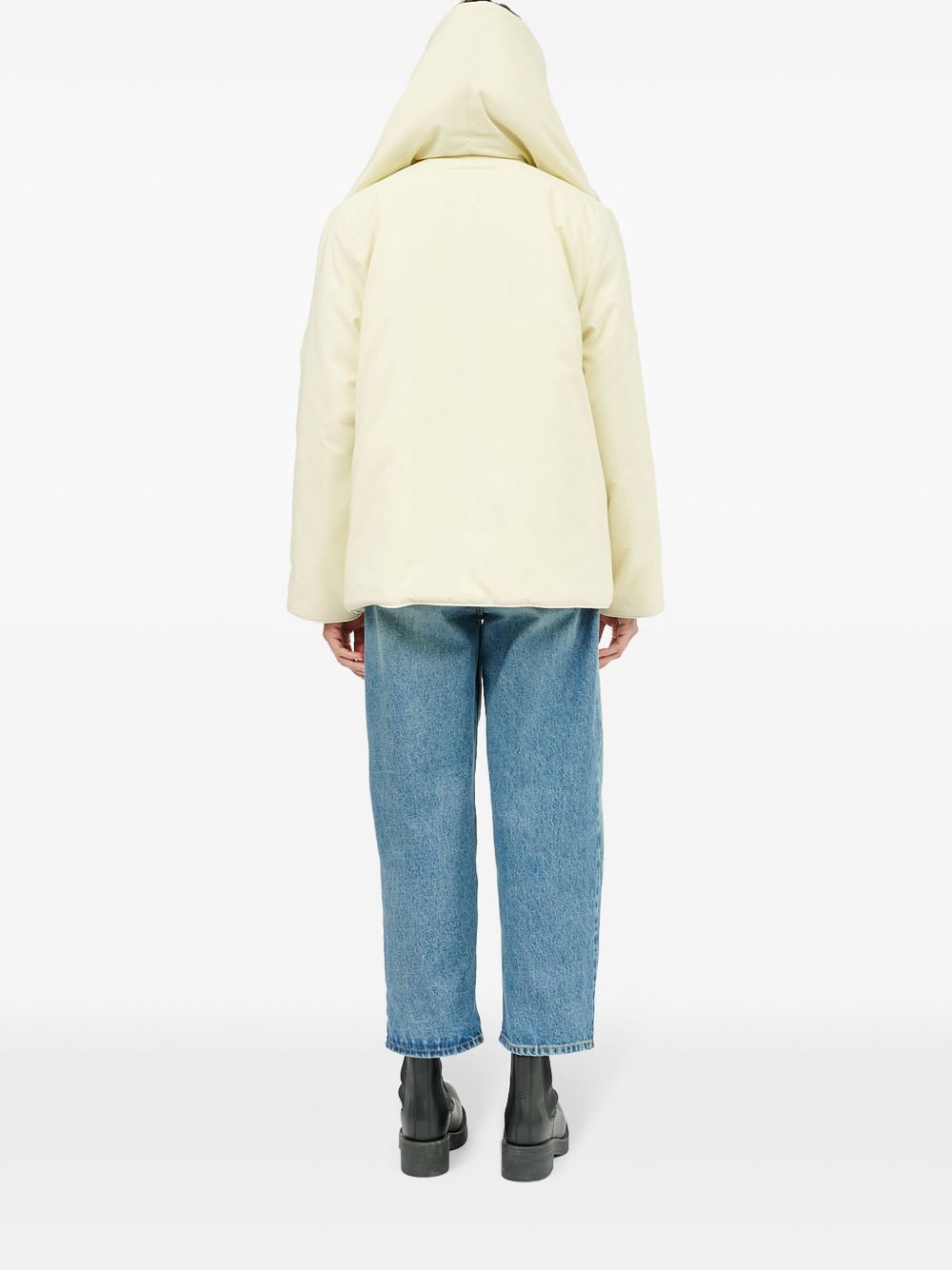 Piumino crema reverse oversize S52AM0300M35151 102 MM6 MAISON MARGIELA 