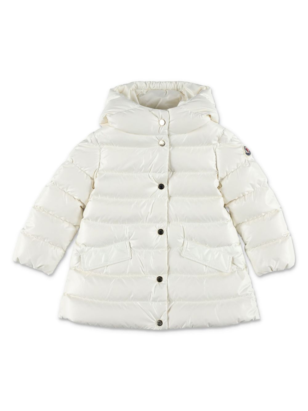 Giubbino lungo Ibida bianco neonata 9511C00002595ZJ 034 MONCLER KIDS 