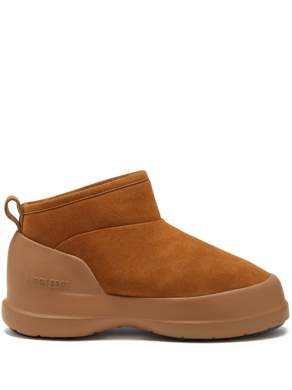 STIVALE LUNA LOW COGNAC IN PELLE SCAMOSCIATA 80D2480040 M008 MOON BOOT 