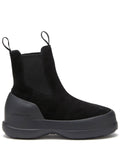 STIVALE LUNA CHELSEA NERO IN PELLE SCAMOSCIATA