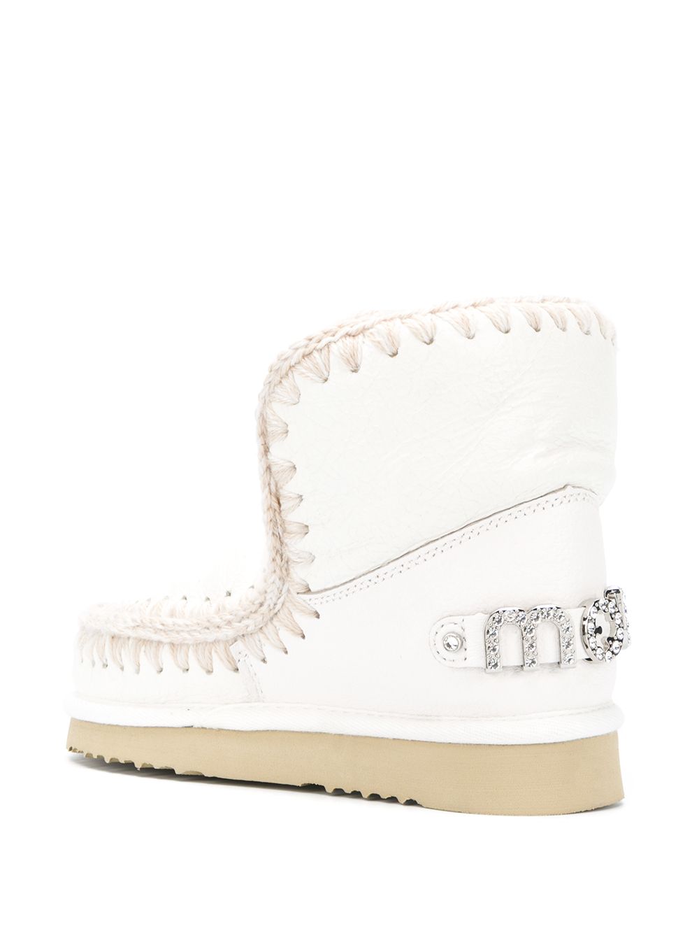 Stivale Eskimo 18 logo stass bianco MUFW101036C WXWHI MOU 