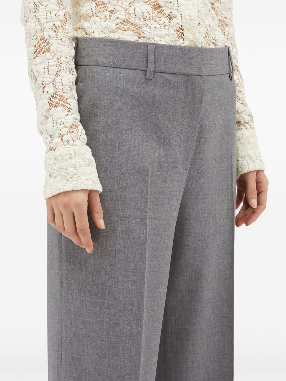 Pantalone grigio vita alta classico 3741MDP01247506 97 MSGM 