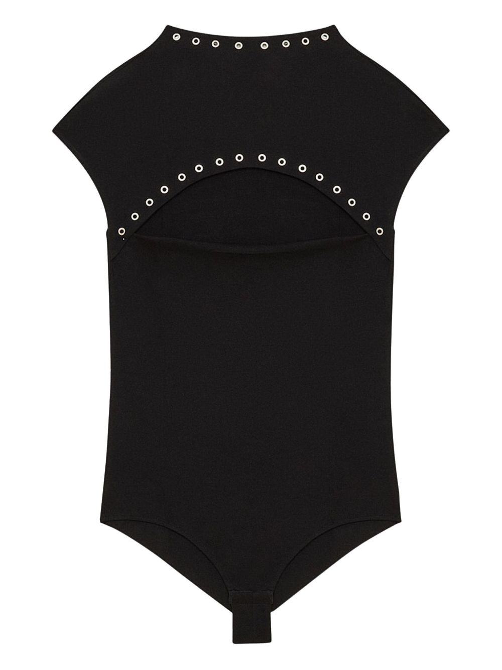 Body nero con occhielli in metallo 8M1643J202 K103 PATRIZIA PEPE 
