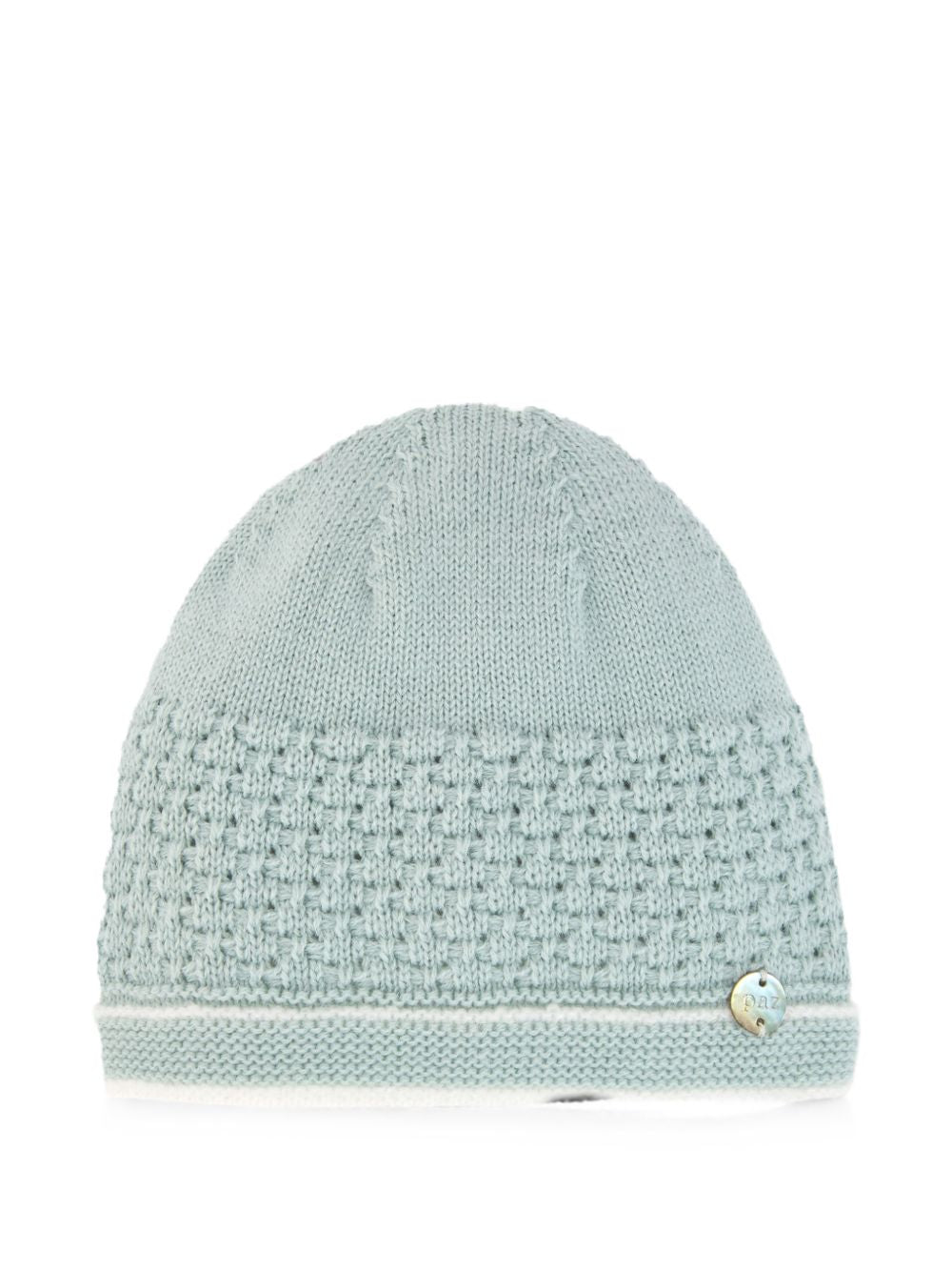 Cappello USIGNOLO acqua marina lana neonato 040112132 0310 PAZ RODRIGUEZ KIDS 