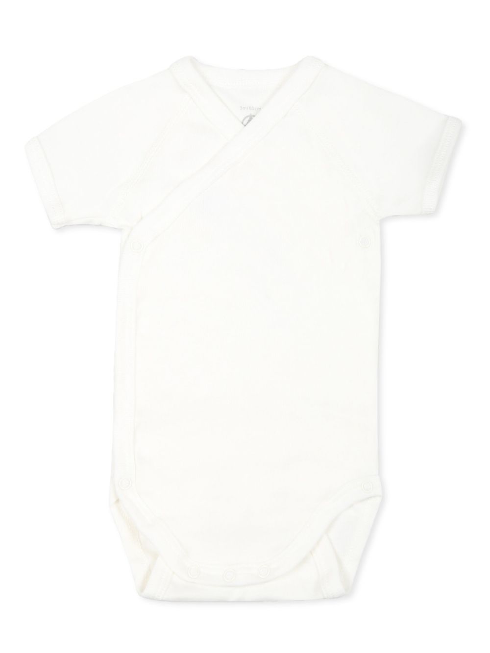 Confezione body a fantasia e tinta unita bianco/grigio neonato (3pz) A097H 00 PETIT BATEAU KIDS 
