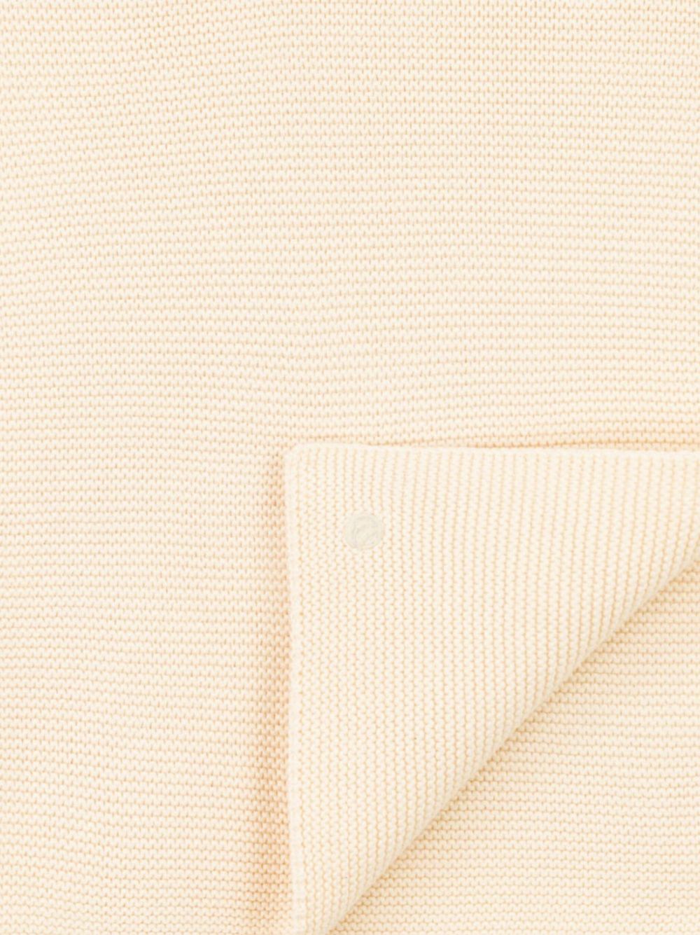 Coperta in maglia a punto leggero beige A0AS6 01 PETIT BATEAU KIDS 