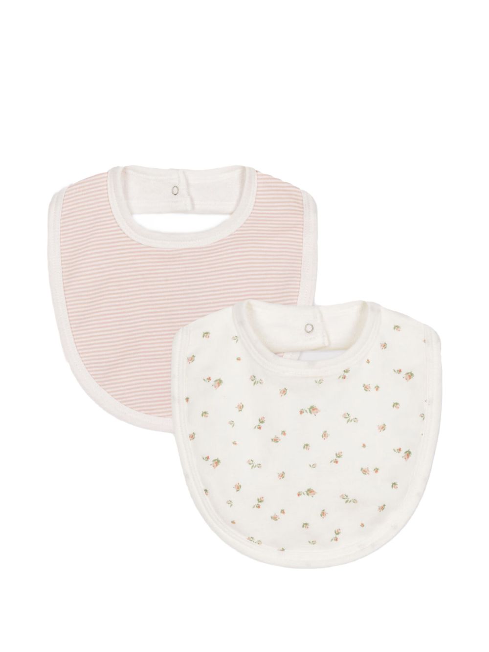 Set bavette fantasia rosa (2pz) A0ATG 01 PETIT BATEAU KIDS 