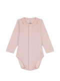 Pink body with ruffled collar