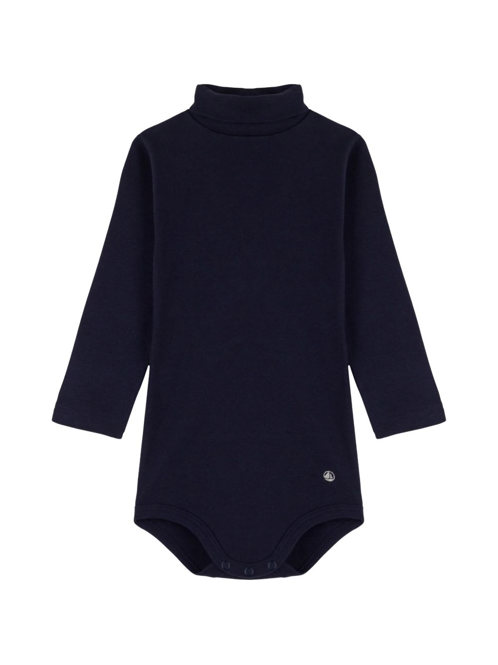 Body blu maniche lunghe neonato A0BQF 02 PETIT BATEAU KIDS 