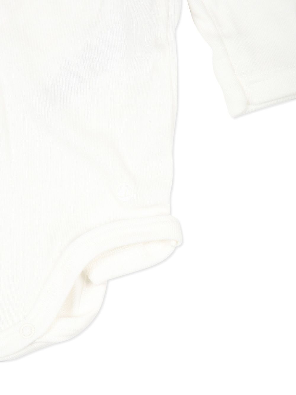 Body bianco a manica lunghe neonata A0BQF 04 PETIT BATEAU KIDS 