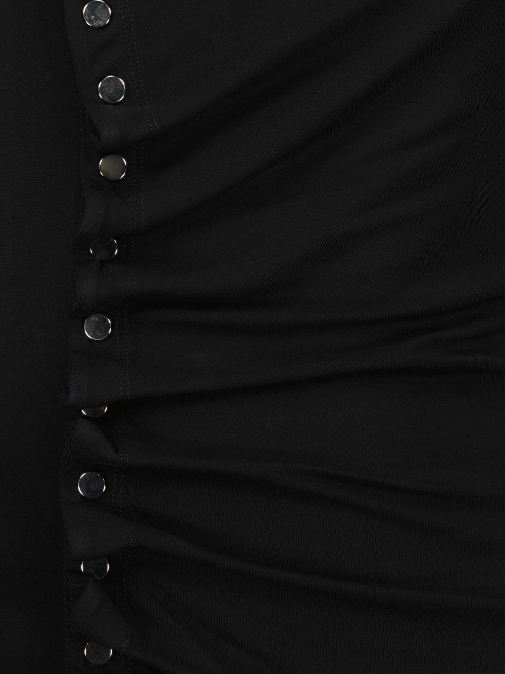 Abito nero drappeggiato 24AJRO856VI0386 P001 RABANNE 