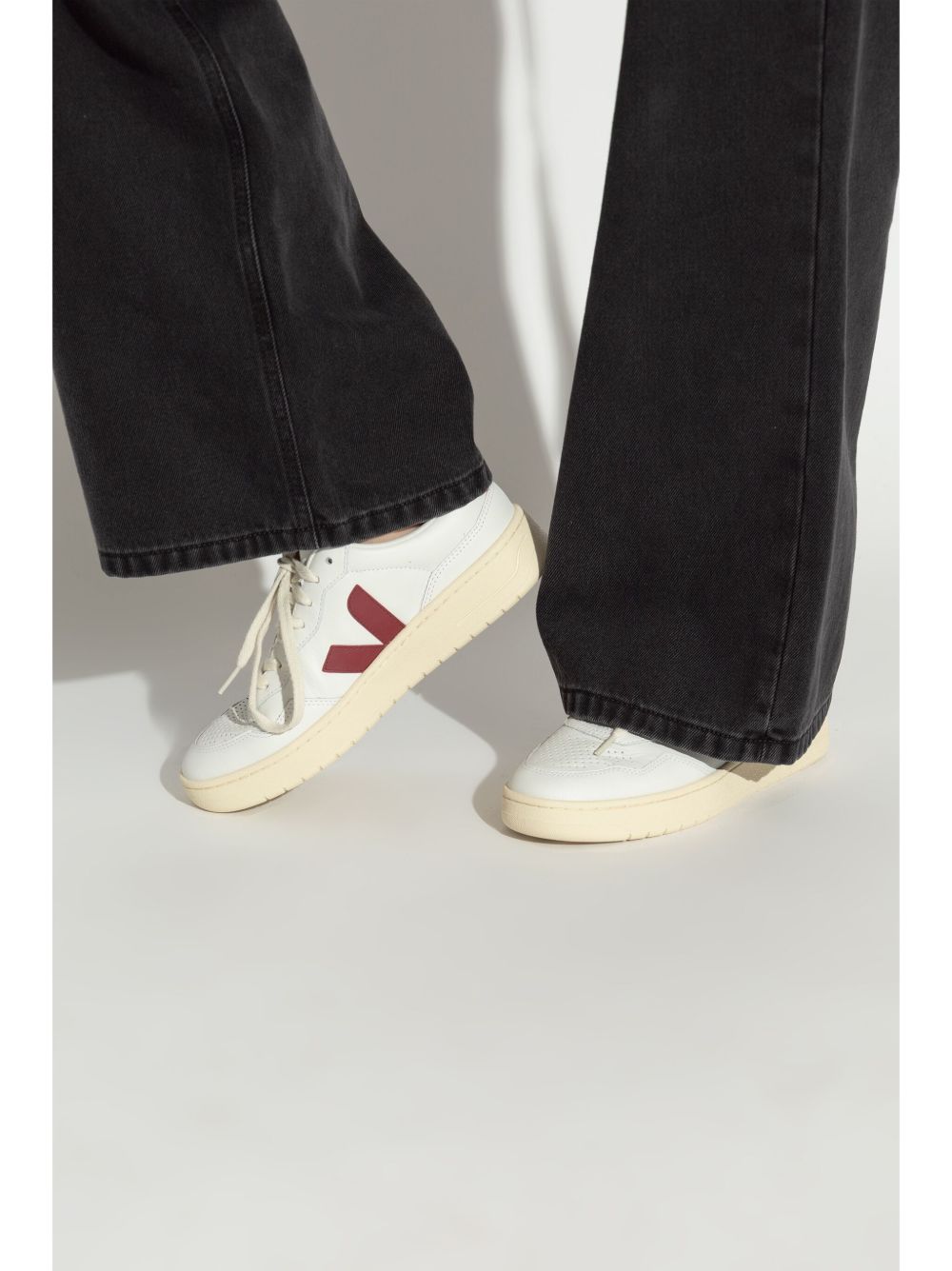 Sneakers v-90 bianche/marsala VD2003657 WHITEMARSALA VEJA 