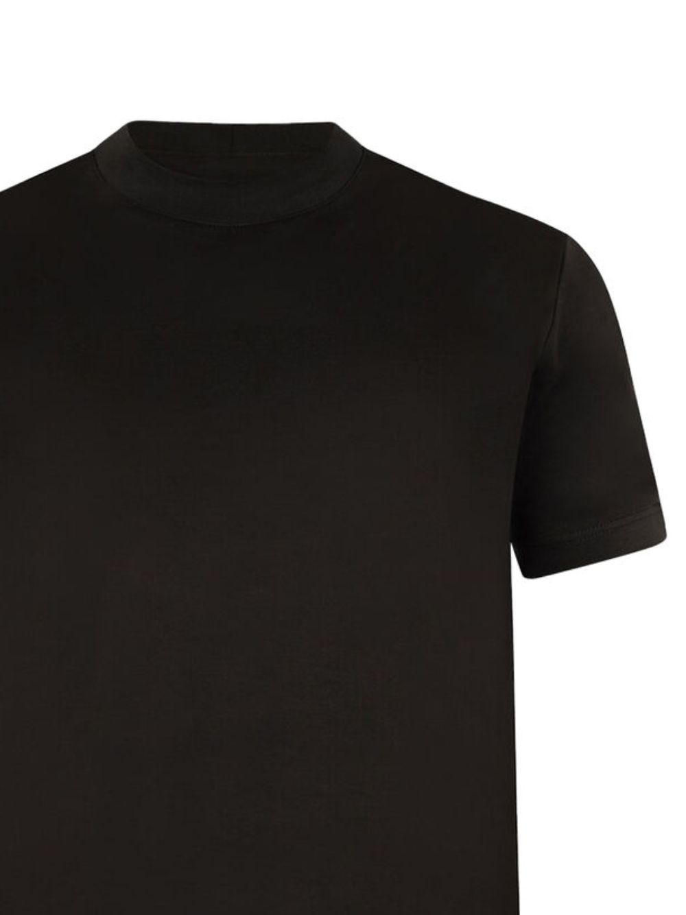 T-shirt basic verde mini etichetta laterale XM4132 VERDE YES LONDON 