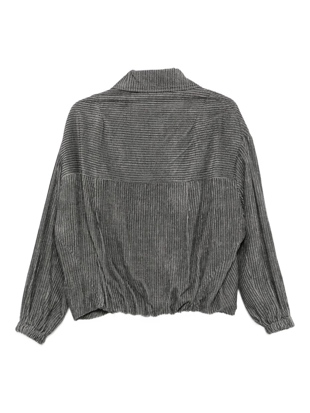 Giacca in Velluto a Coste con Zip  Perla 165913A5053 GREY ALYSI 