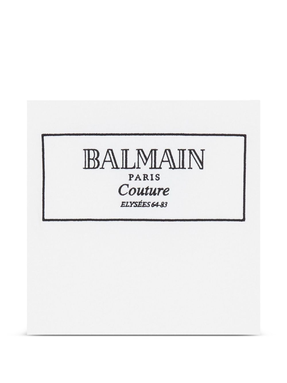 T-shirt a Maniche Corte con Logo BX8P51Z3186 100NE BALMAIN KIDS 