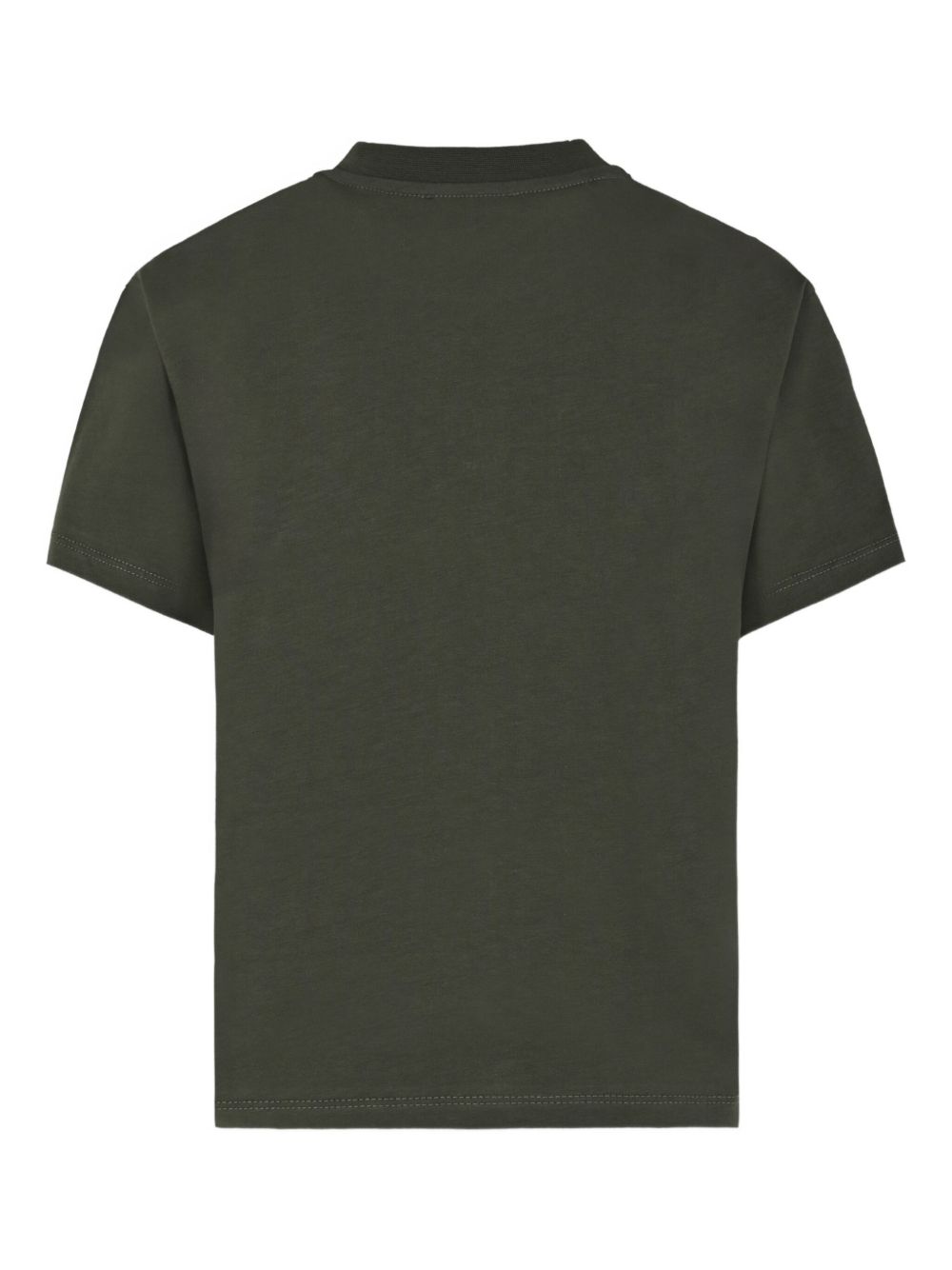 T-shirt Verde con Logo Ricamato BX8P51Z3186 762NE BALMAIN KIDS 