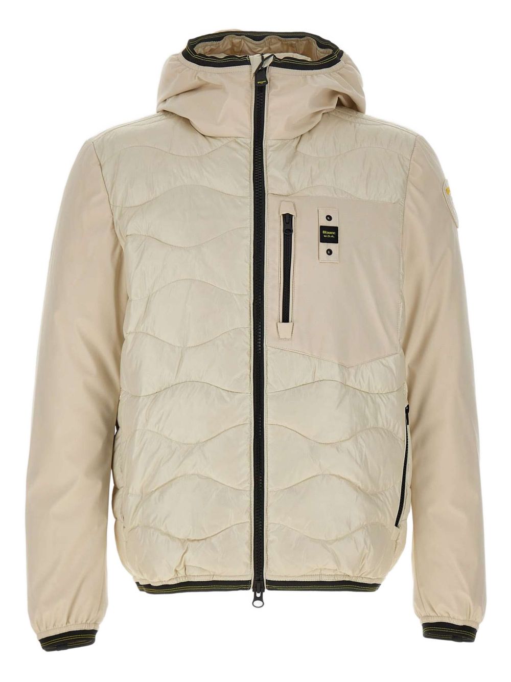 Piumino Albert con cappuccio colori neutri 25WBLUC08078006355 129 BLAUER 