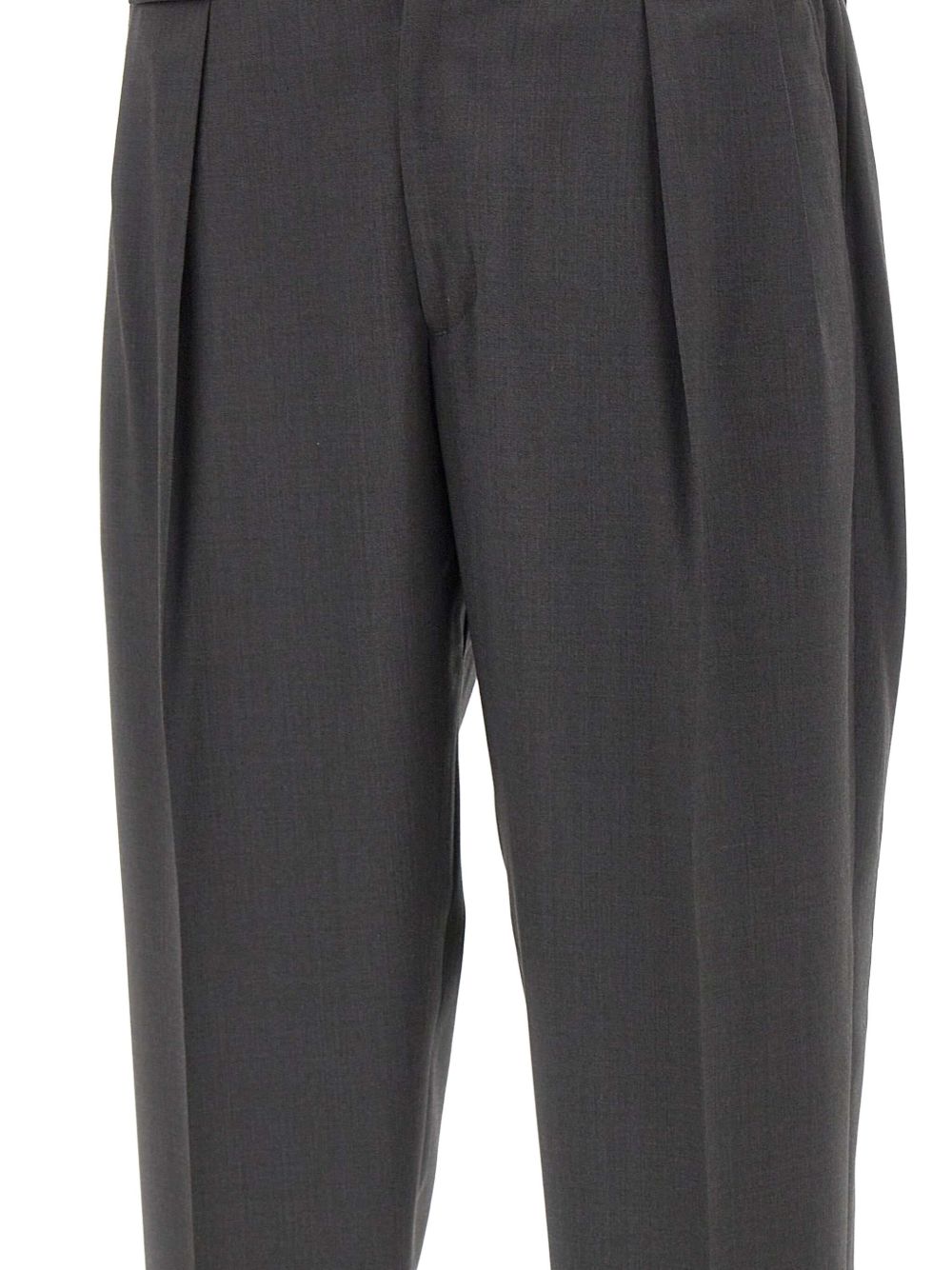 Pantaloni Grigi Sartoriali con Pieghe PORTOBELLOS400100 00080 BRIGLIA 
