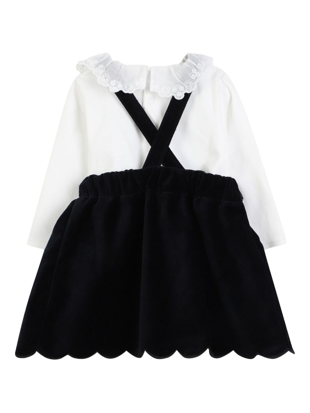 Abito a Maniche Lunghe con Colletto Arricciato C20716 N68 CHLOE KIDS 