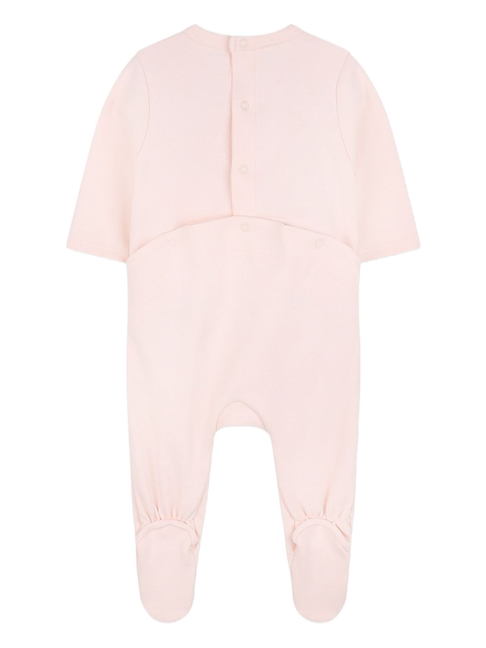 Set Neonato a Coste con Logo Ricamato C20774 45Q CHLOE KIDS 
