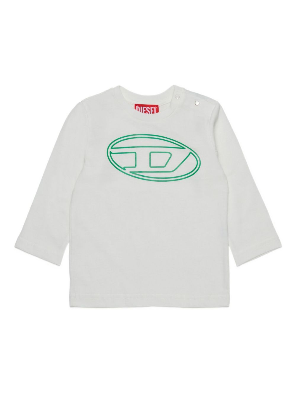 T-shirt con Logo e Bottoni a Pressione K0071200YI9 K1412 DIESEL KIDS 