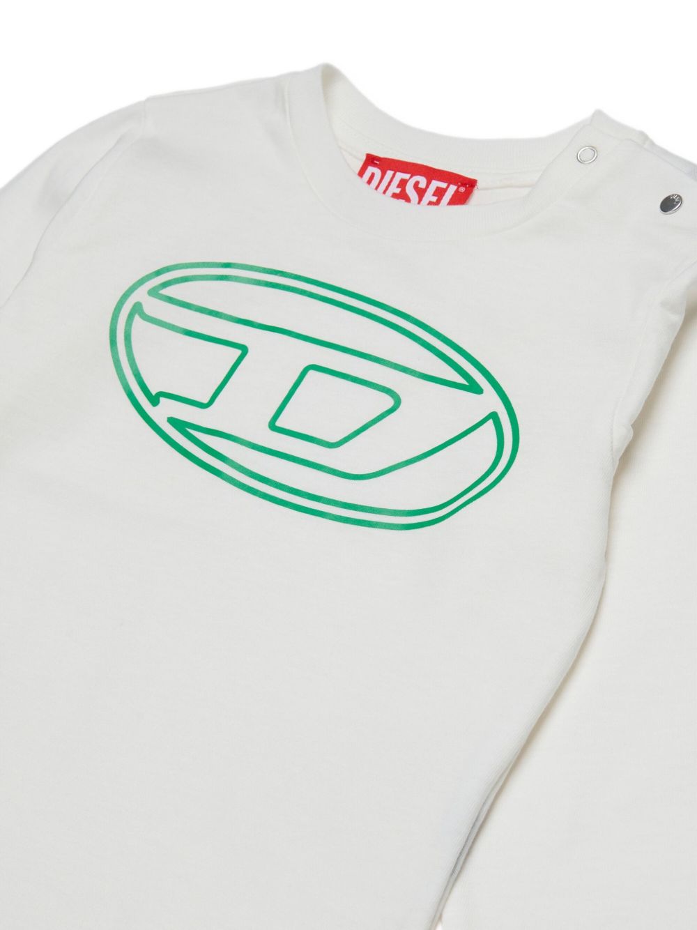 T-shirt con Logo e Bottoni a Pressione K0071200YI9 K1412 DIESEL KIDS 