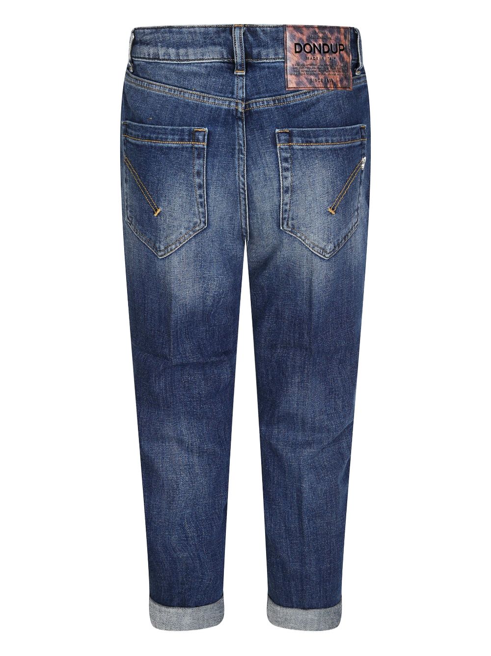 DONDUP Jeans blu con logo-patch Made in Italy DP268BDS0229LH4DDD 800 DONDUP 