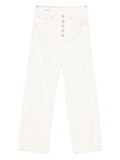 DONDUP Beige corduroy button-up trousers