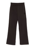 Black trousers with elasticated waist