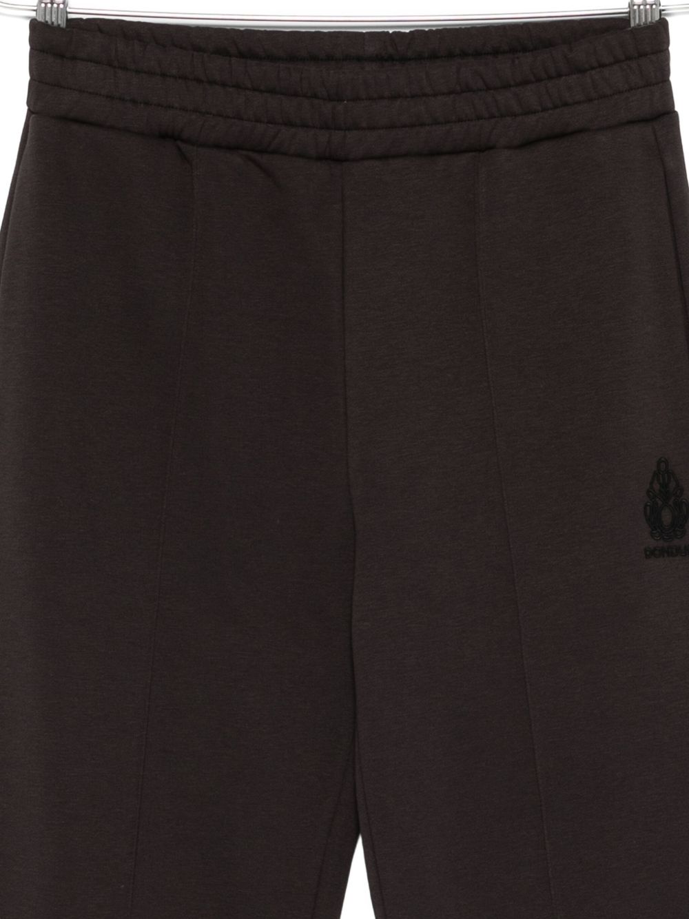 Pantaloni neri con vita elasticizzata DP831KF0234IT1DDD 999 DONDUP 