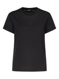 T-shirt con piccolo logo nera