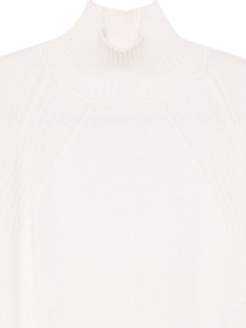 Maglione bianco a collo alto in maglia fine DT382M00967002DDD 002 DONDUP 