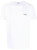 T-shirt con piccolo lettering bianca