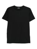 T-shirt con logo sul petto nera