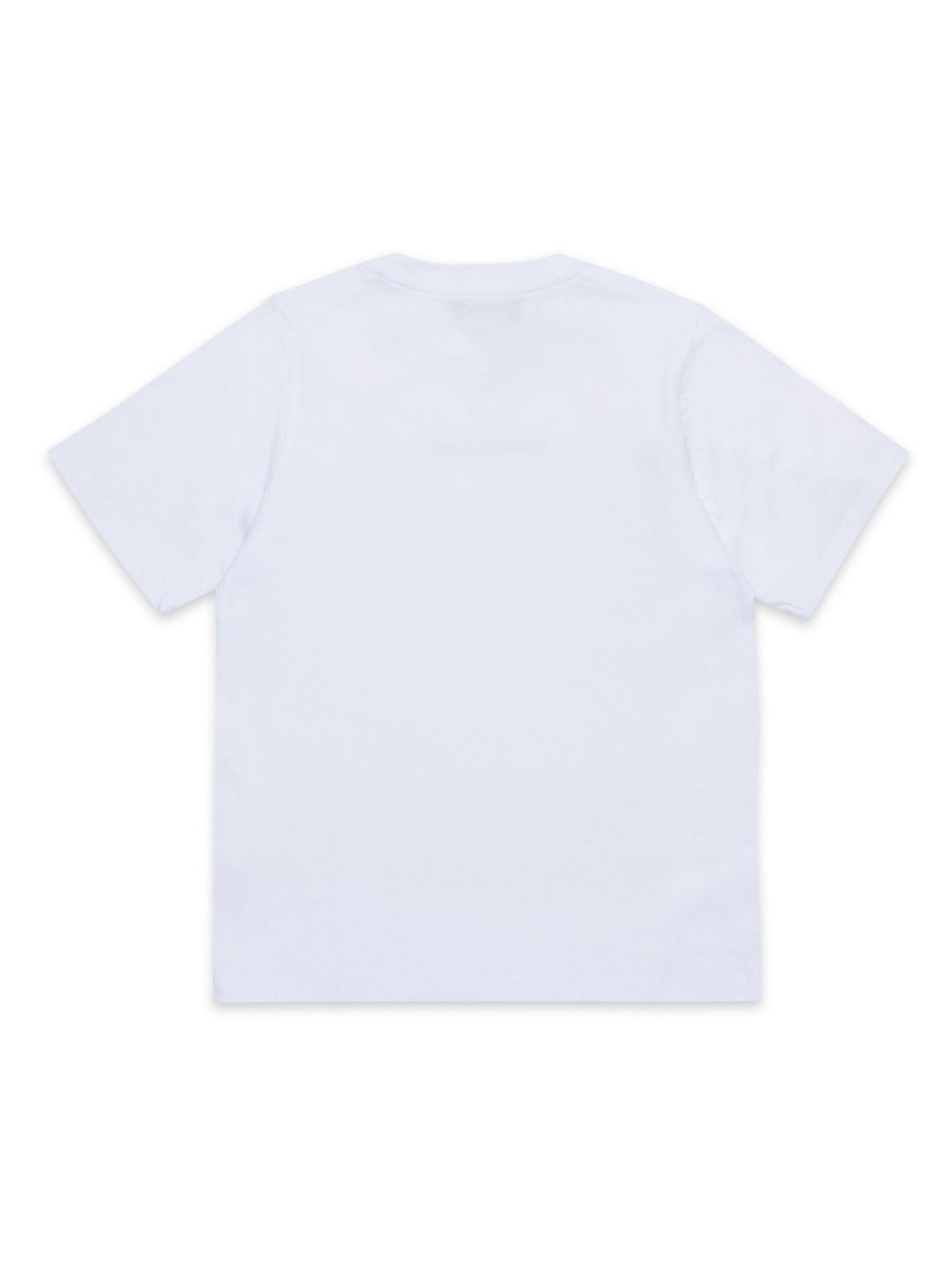 T-shirt Bianca con Stampa Frontale DQ2823D004G DQ100 DSQUARED KIDS 