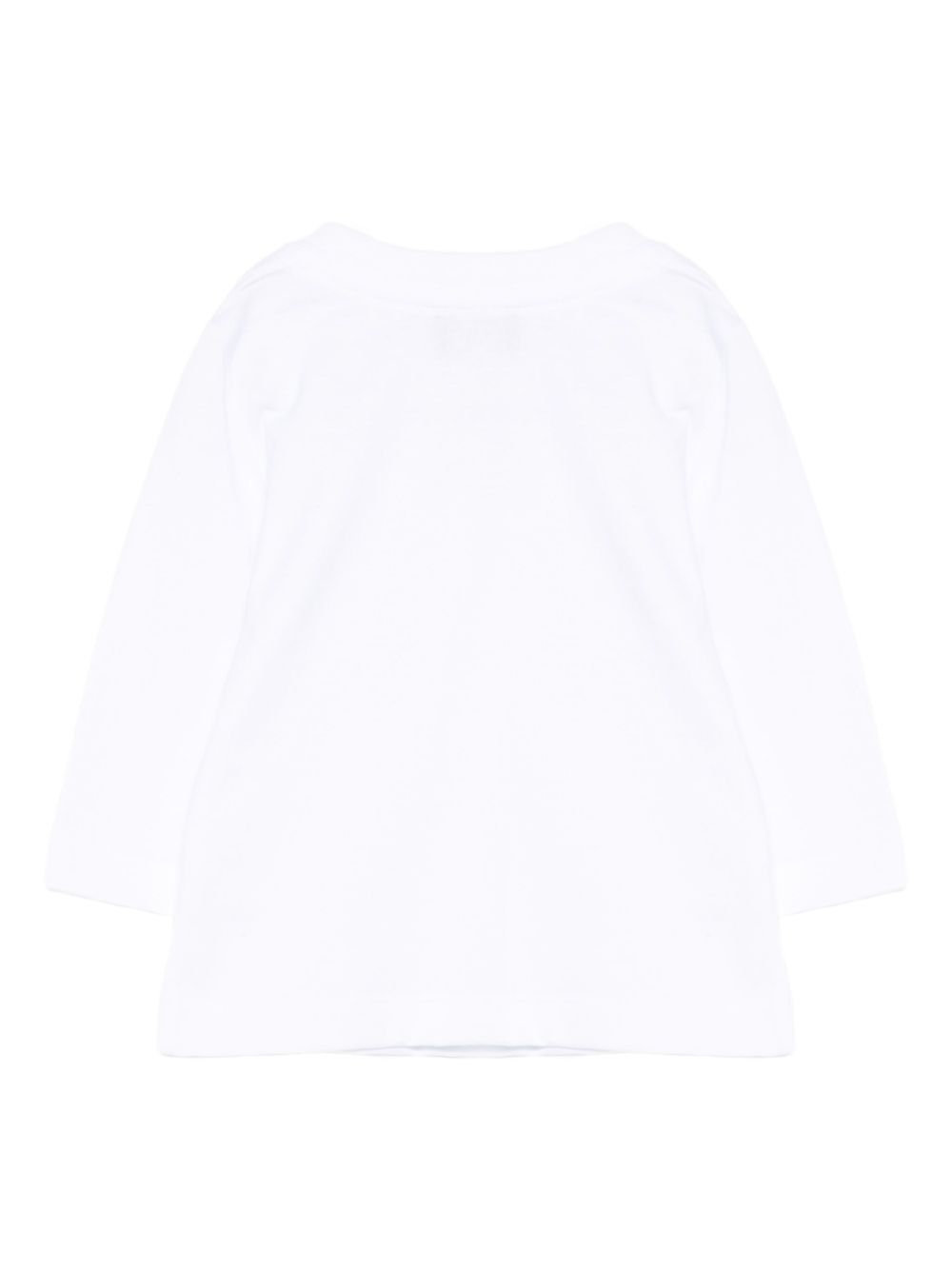 T-shirt a Maniche Lunghe con Logo DQ3108D004G DQ100 DSQUARED KIDS 